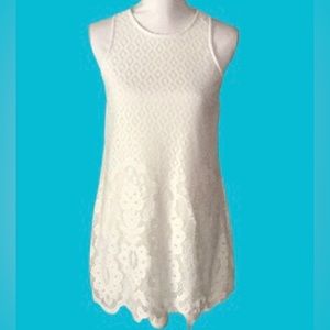 Speechless white lace mini dress size XS